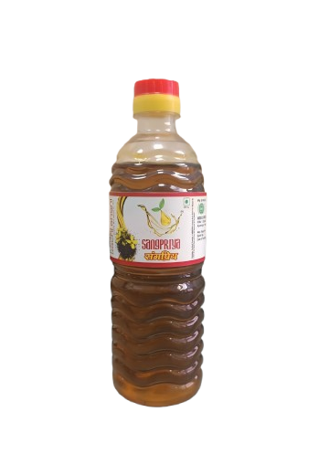 450g Sangpriya black mustard oil bottle
